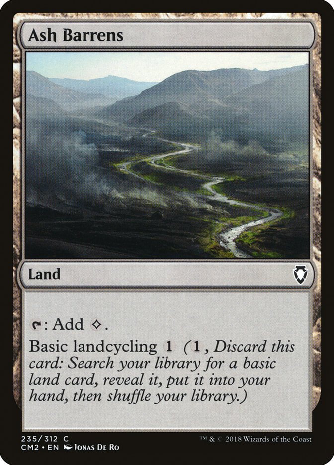 Desolação Fumegante / Ash Barrens - Magic: The Gathering - MoxLand