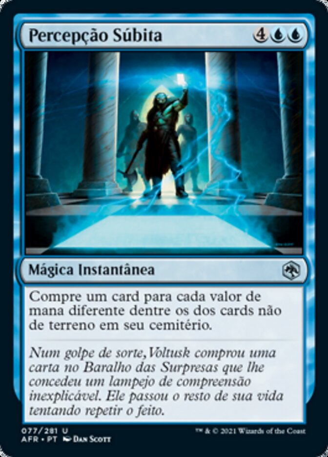 Percepção Súbita / Sudden Insight - Magic: The Gathering - MoxLand