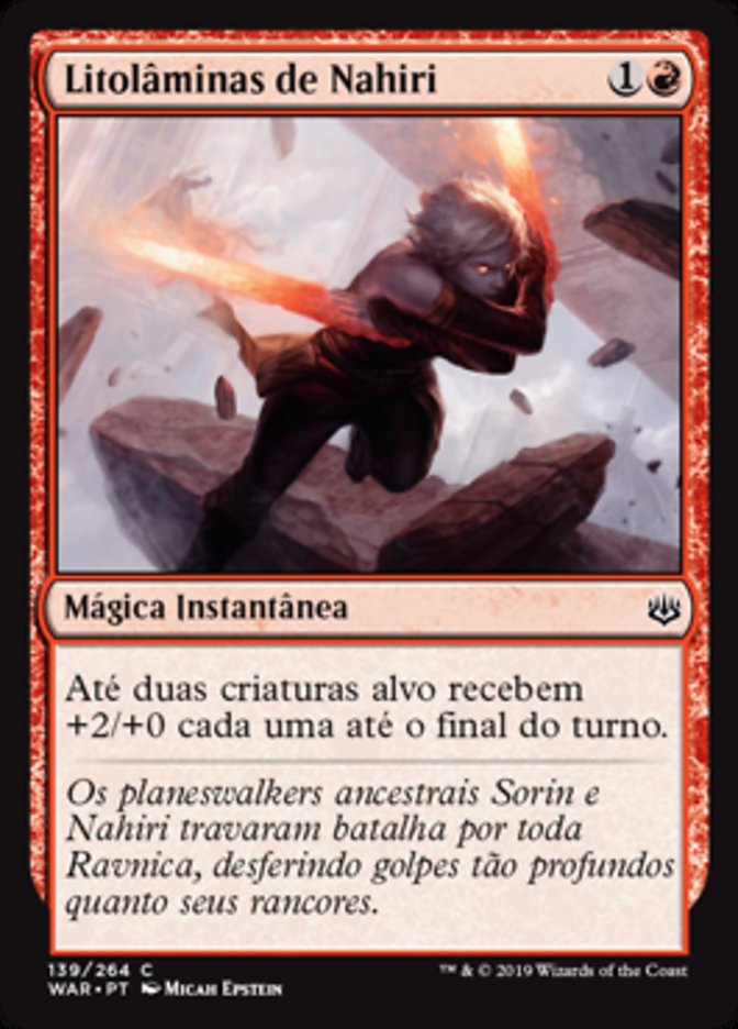 Litolâminas de Nahiri / Nahiri's Stoneblades - Magic: The Gathering - MoxLand