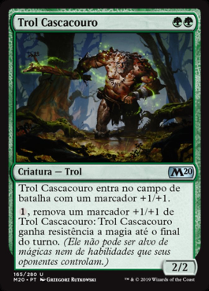 Trol Cascacouro / Barkhide Troll - Magic: The Gathering - MoxLand