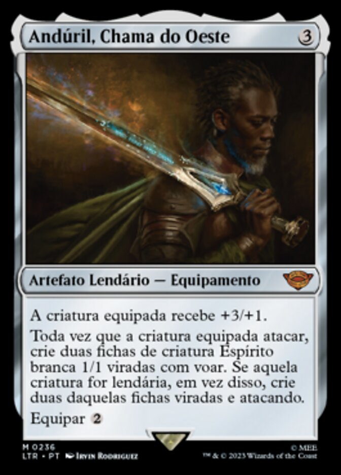 Andúril, Chama do Oeste / Andúril, Flame of the West - Magic: The Gathering - MoxLand