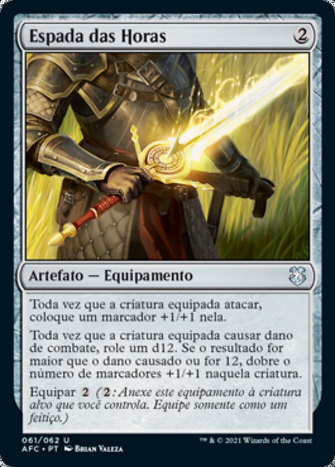 Espada das Horas / Sword of Hours - Magic: The Gathering - MoxLand