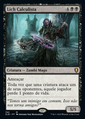 Lich Calculista / Calculating Lich - Magic: The Gathering - MoxLand