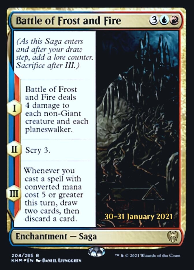 Batalha de Geada e Fogo / Battle of Frost and Fire - Magic: The Gathering - MoxLand