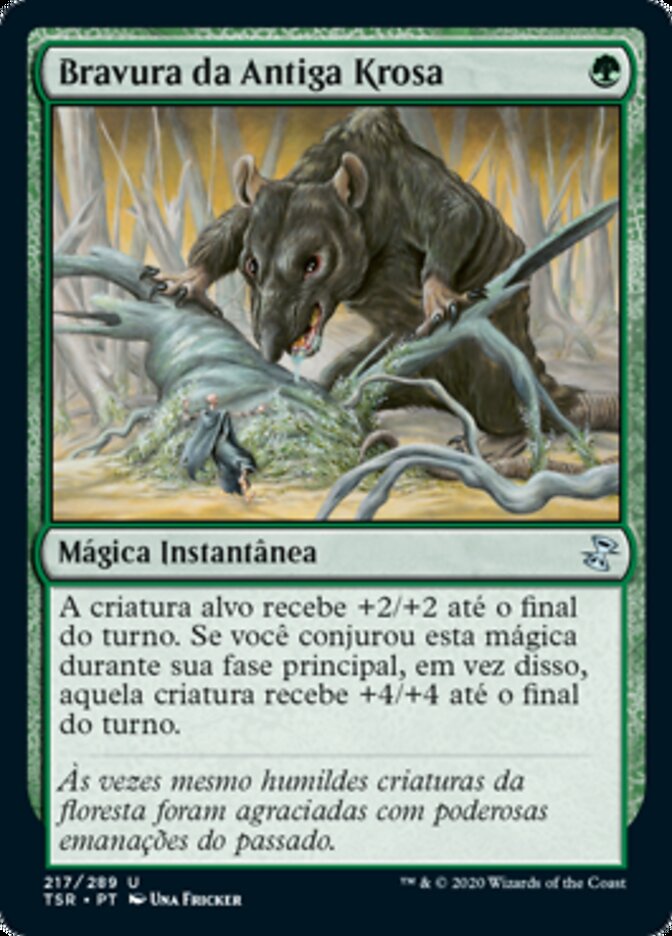 Bravura da Antiga Krosa / Might of Old Krosa - Magic: The Gathering - MoxLand