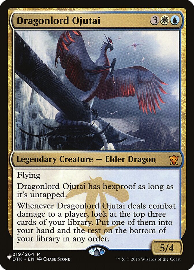 Ojutai, Soberano Dragão / Dragonlord Ojutai - Magic: The Gathering - MoxLand