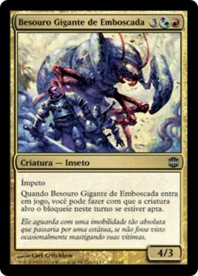 Besouro Gigante de Emboscada / Giant Ambush Beetle - Magic: The Gathering - MoxLand