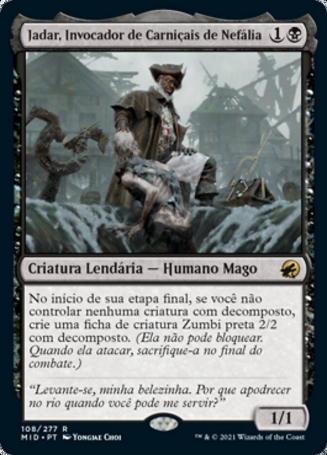Jadar, Invocador de Carniçais de Nefália / Jadar, Ghoulcaller of Nephalia - Magic: The Gathering - MoxLand