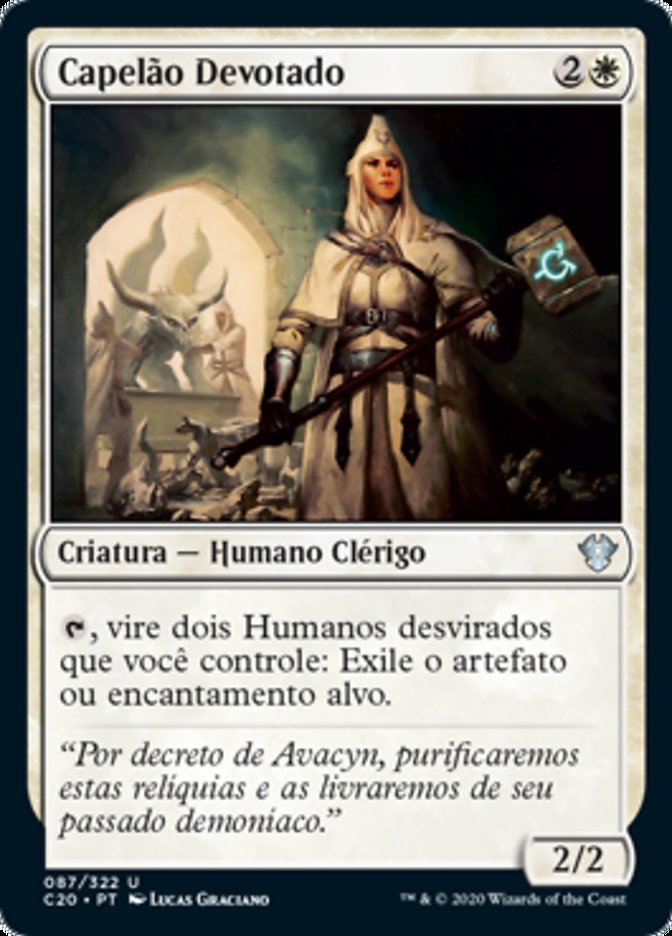 Capelão Devotado / Devout Chaplain - Magic: The Gathering - MoxLand