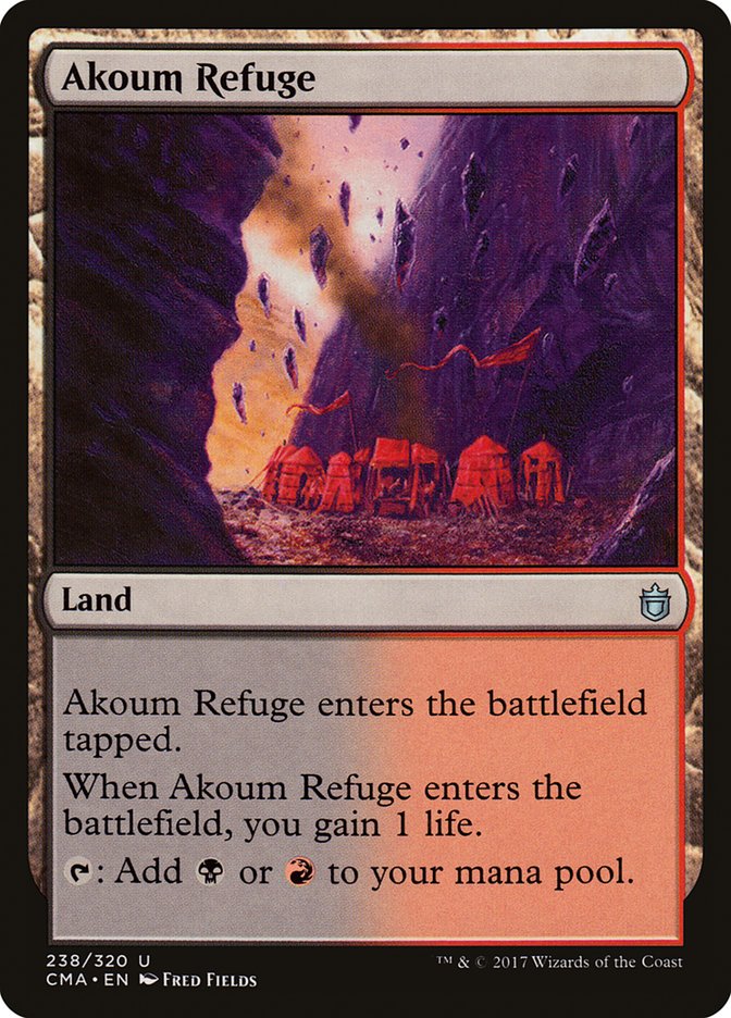 Refúgio de Akoum / Akoum Refuge - Magic: The Gathering - MoxLand