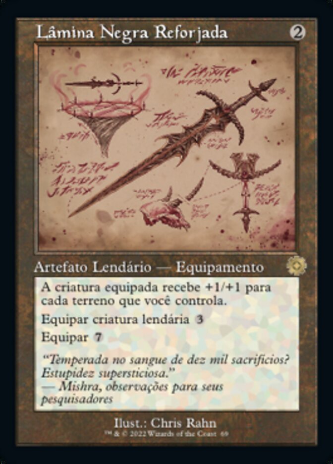 Lâmina Negra Reforjada / Blackblade Reforged - Magic: The Gathering - MoxLand