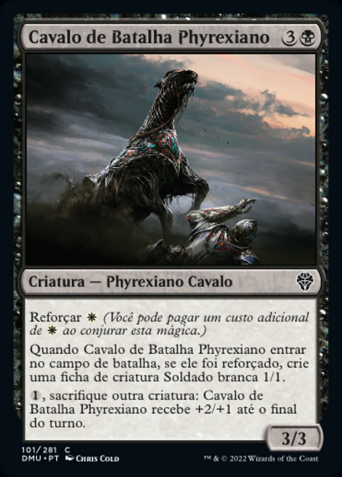 Cavalo de Batalha Phyrexiano / Phyrexian Warhorse - Magic: The Gathering - MoxLand