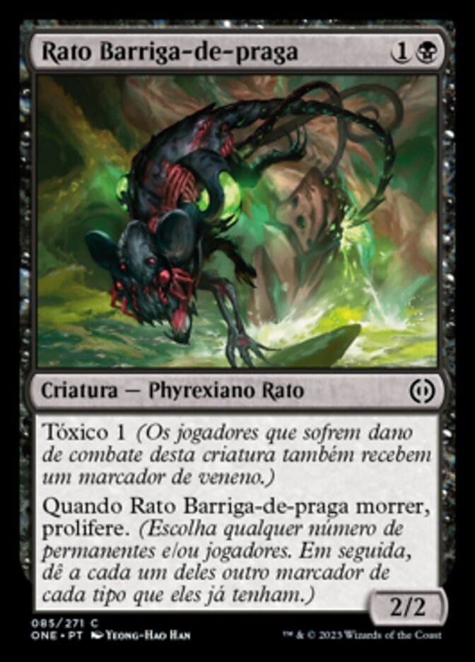 Rato Barriga-de-praga / Blightbelly Rat - Magic: The Gathering - MoxLand