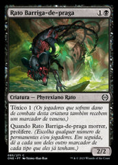 Rato Barriga-de-praga / Blightbelly Rat - Magic: The Gathering - MoxLand