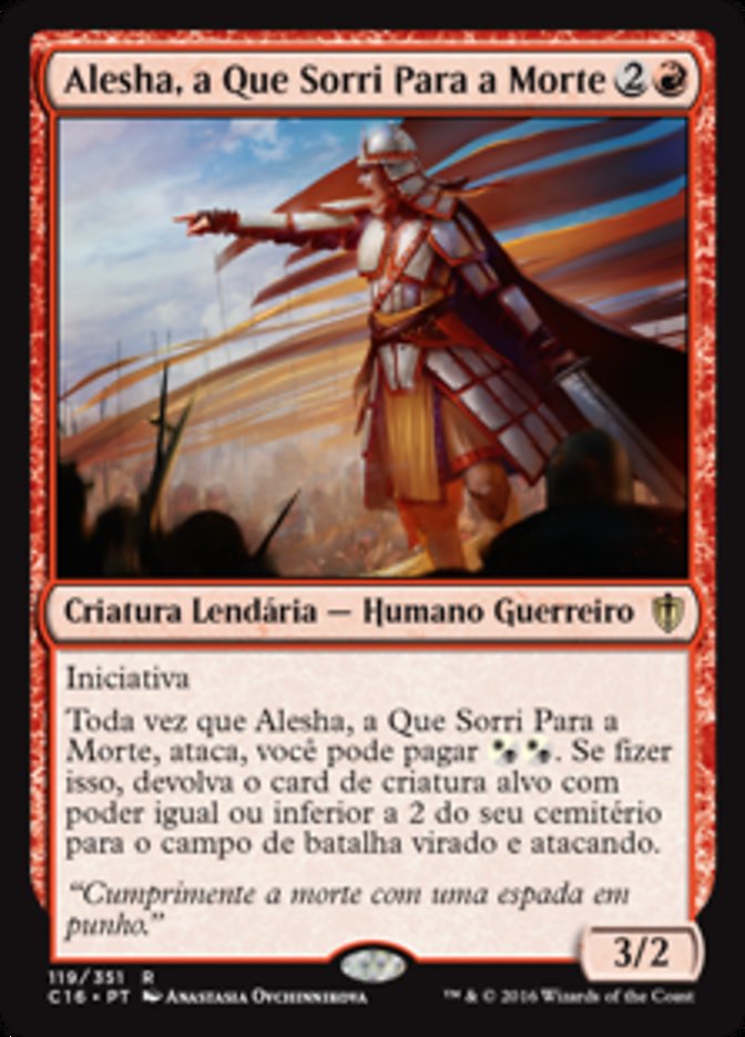 Alesha, a Que Sorri Para a Morte / Alesha, Who Smiles at Death - Magic: The Gathering - MoxLand