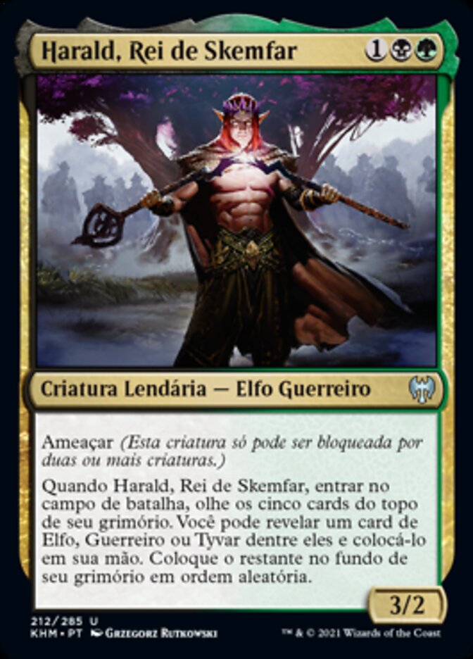 Harald, Rei de Skemfar / Harald, King of Skemfar - Magic: The Gathering - MoxLand