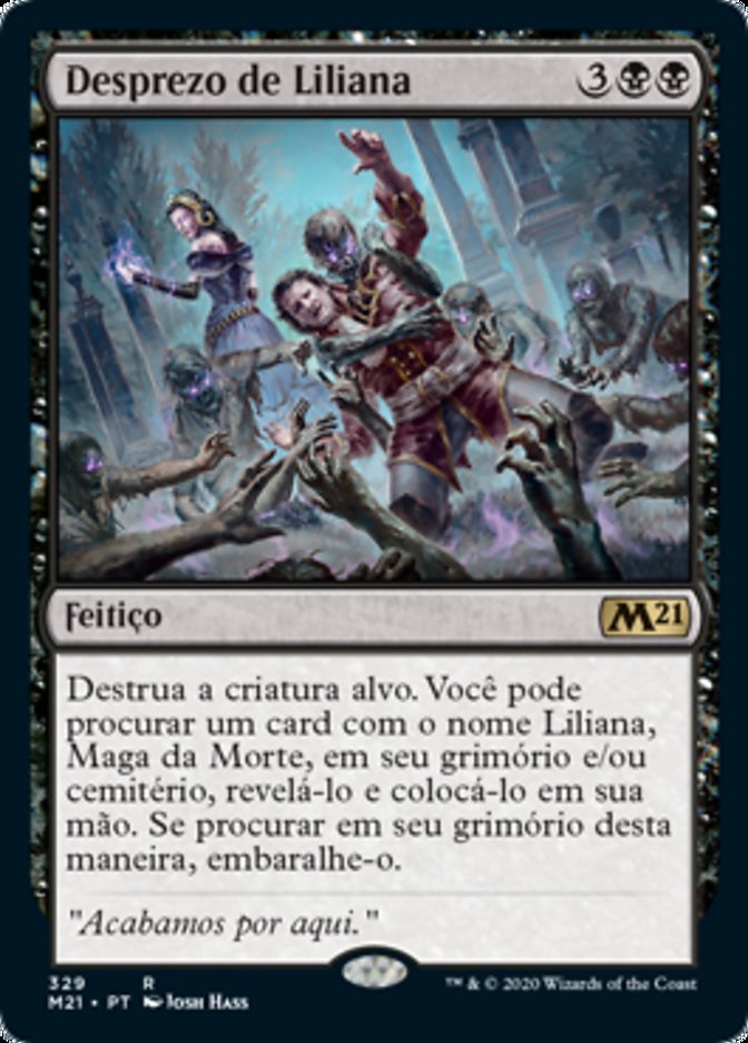 Desprezo de Liliana / Liliana's Scorn - Magic: The Gathering - MoxLand