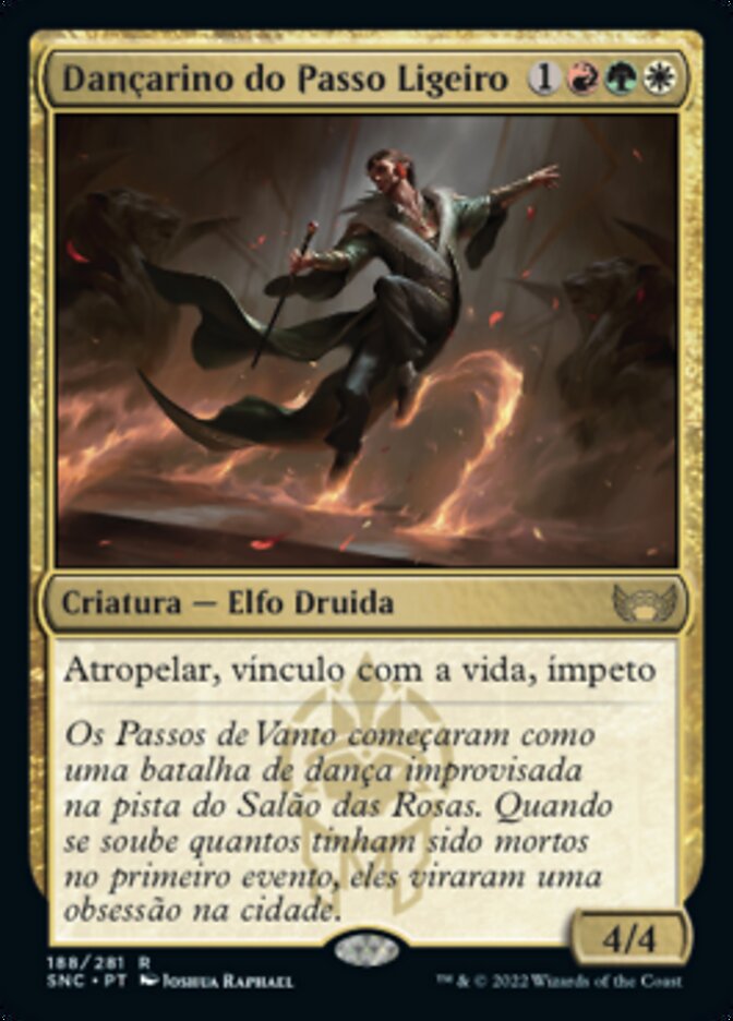 Dançarino do Passo Ligeiro / Fleetfoot Dancer - Magic: The Gathering - MoxLand