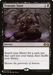 Tutor Demoníaco / Demonic Tutor - Magic: The Gathering - MoxLand