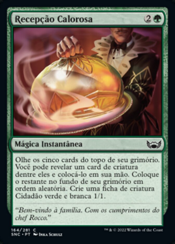 Recepção Calorosa / Warm Welcome - Magic: The Gathering - MoxLand