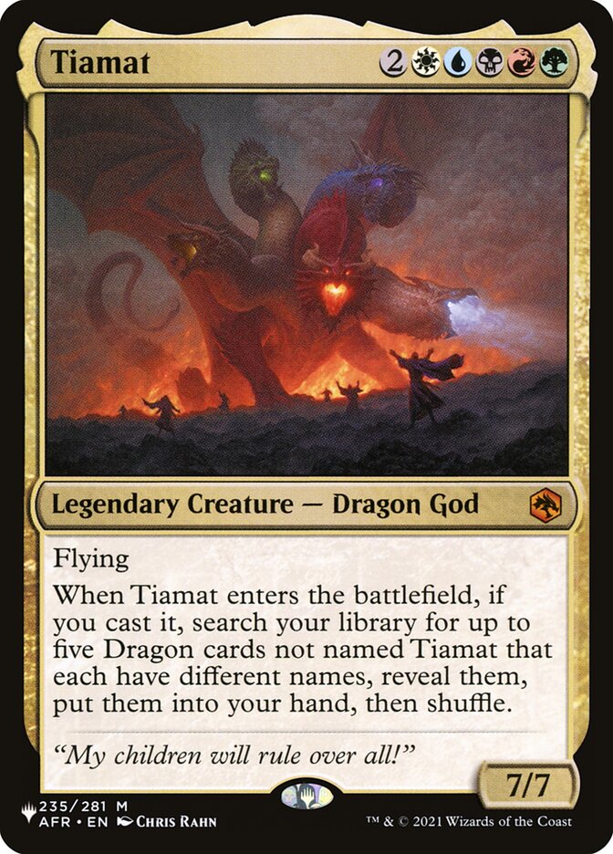 Tiamat - Magic: The Gathering - MoxLand