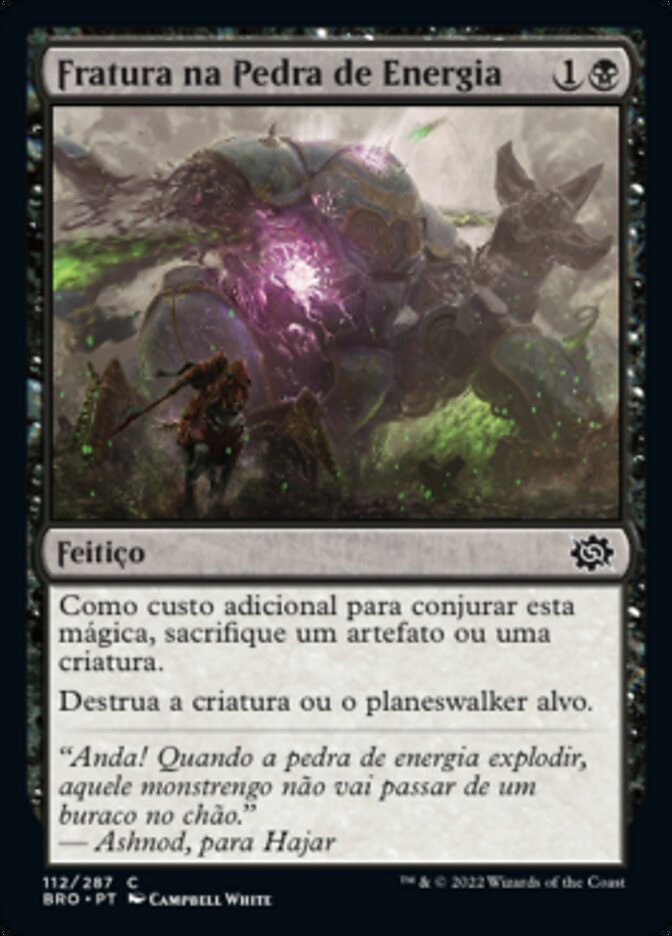 Fratura na Pedra de Energia / Powerstone Fracture - Magic: The Gathering - MoxLand