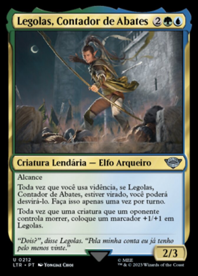 Legolas, Contador de Abates / Legolas, Counter of Kills - Magic: The Gathering - MoxLand