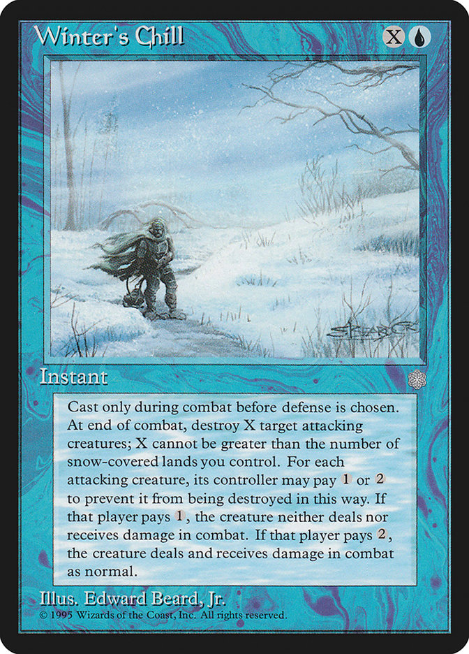 Calafrio de Inverno / Winter's Chill - Magic: The Gathering - MoxLand