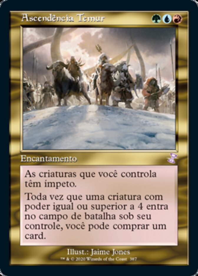 Ascendência Temur / Temur Ascendancy - Magic: The Gathering - MoxLand