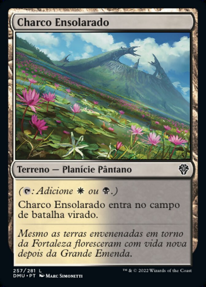 Charco Ensolarado / Sunlit Marsh - Magic: The Gathering - MoxLand