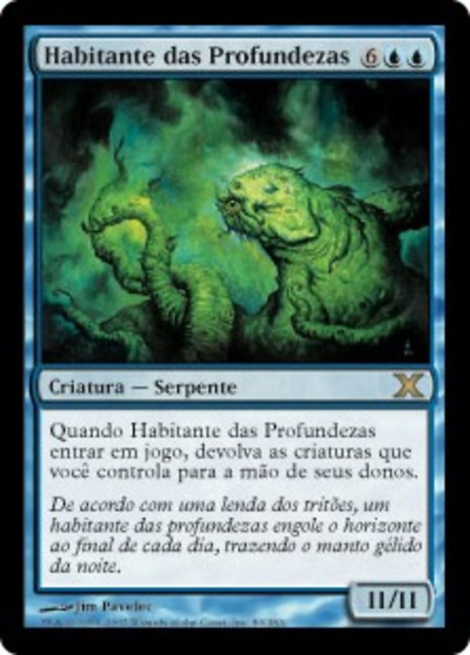 Habitante das Profundezas / Denizen of the Deep - Magic: The Gathering - MoxLand