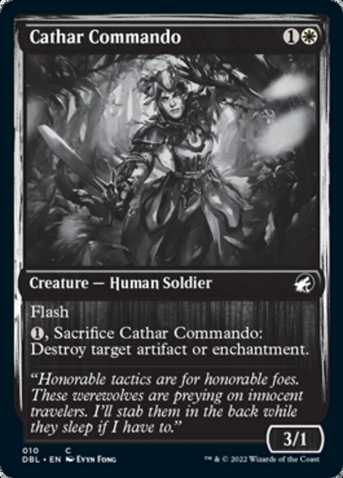 Comando Cátaro / Cathar Commando - Magic: The Gathering - MoxLand