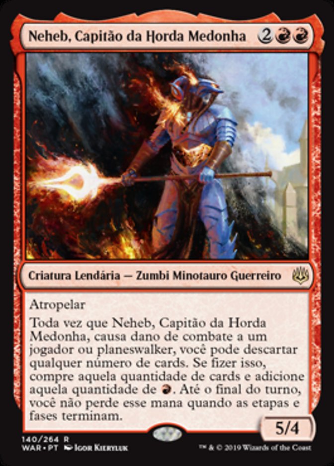 Neheb, Capitão da Horda Medonha / Neheb, Dreadhorde Champion - Magic: The Gathering - MoxLand