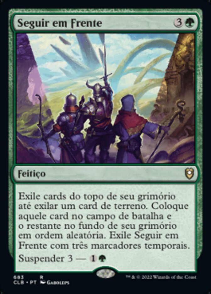 Seguir em Frente / Venture Forth - Magic: The Gathering - MoxLand