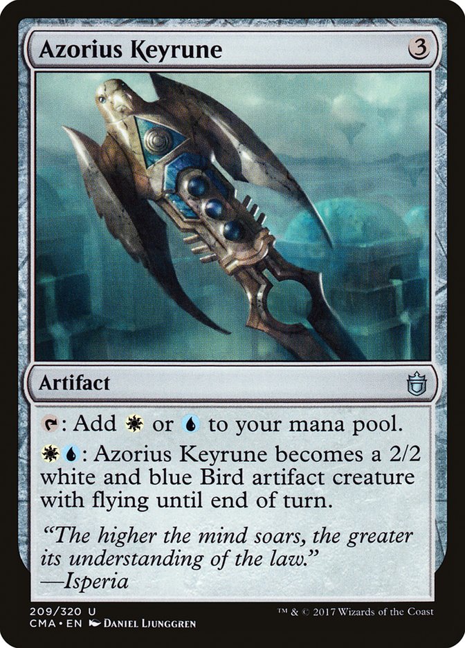 Chave Rúnica Azorius / Azorius Keyrune - Magic: The Gathering - MoxLand