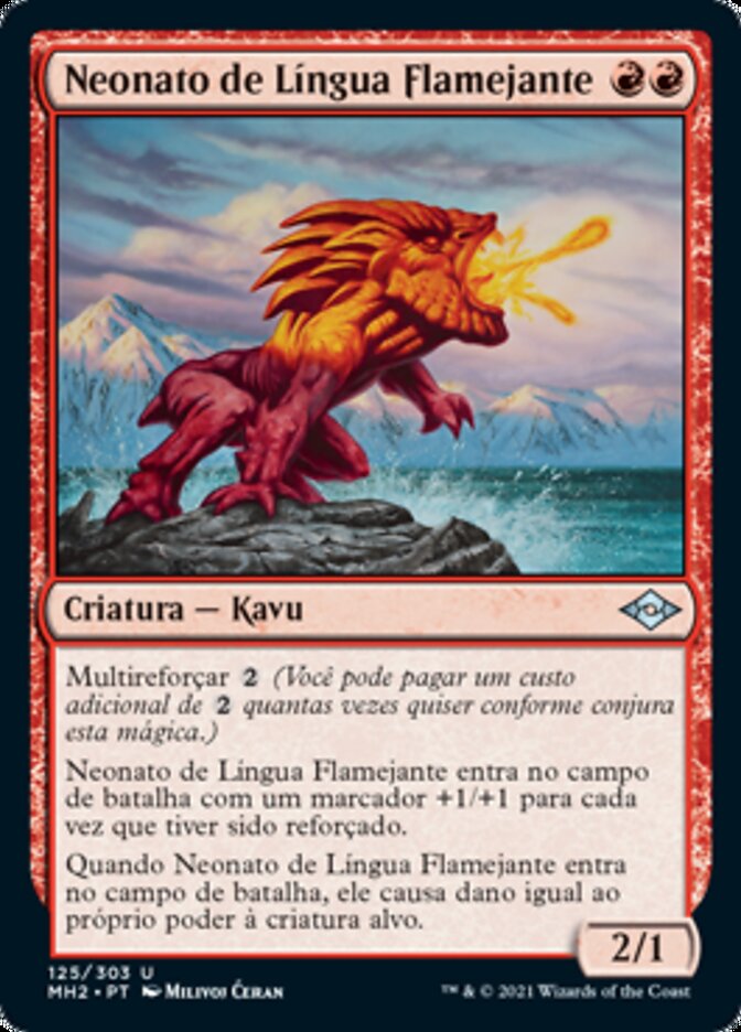 Neonato de Língua Flamejante / Flametongue Yearling - Magic: The Gathering - MoxLand