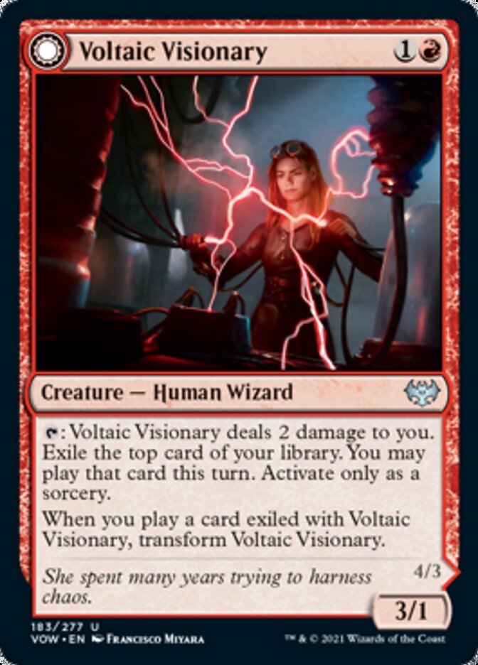 Visionária Voltaica / Voltaic Visionary - Magic: The Gathering - MoxLand