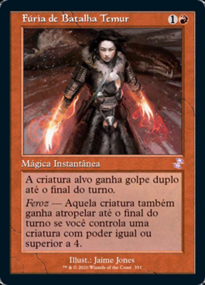 Fúria de Batalha Temur / Temur Battle Rage - Magic: The Gathering - MoxLand