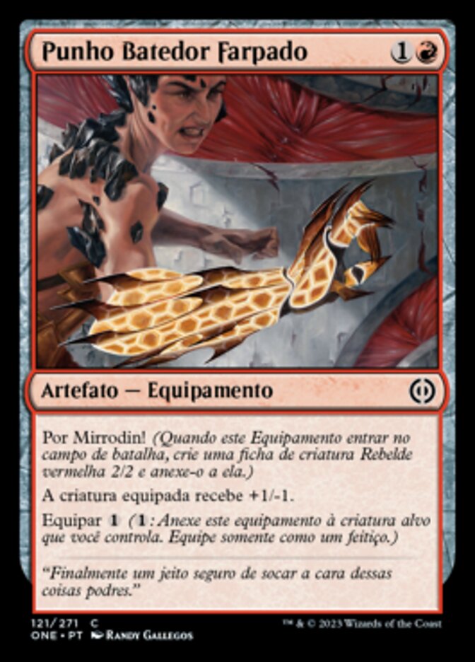 Punho Batedor Farpado / Barbed Batterfist - Magic: The Gathering - MoxLand