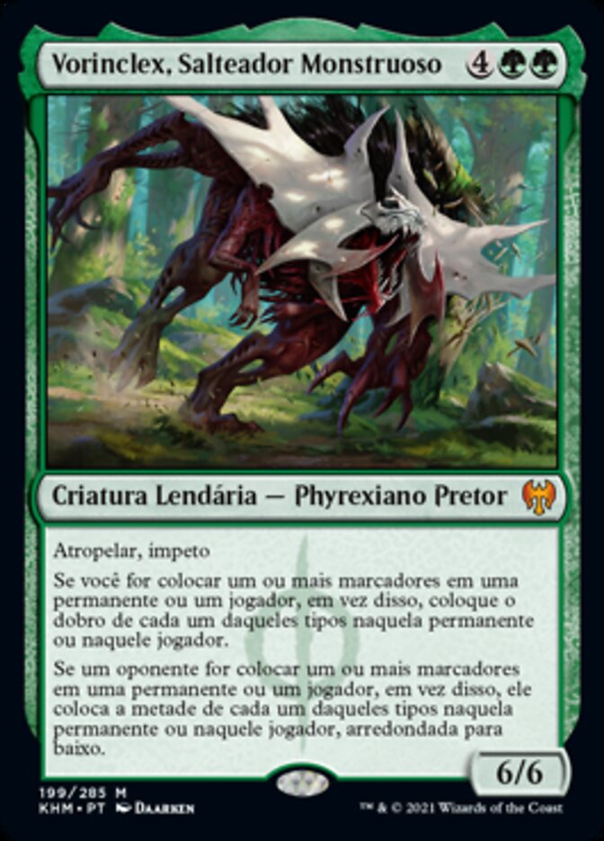 Vorinclex, Salteador Monstruoso / Vorinclex, Monstrous Raider - Magic: The Gathering - MoxLand