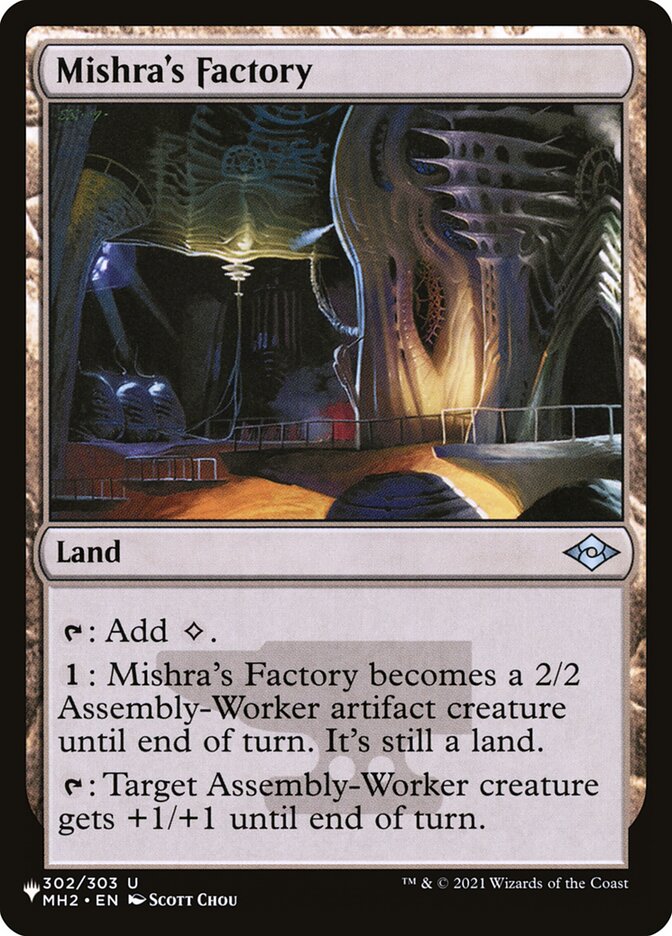 Fábrica de Mishra / Mishra's Factory - Magic: The Gathering - MoxLand