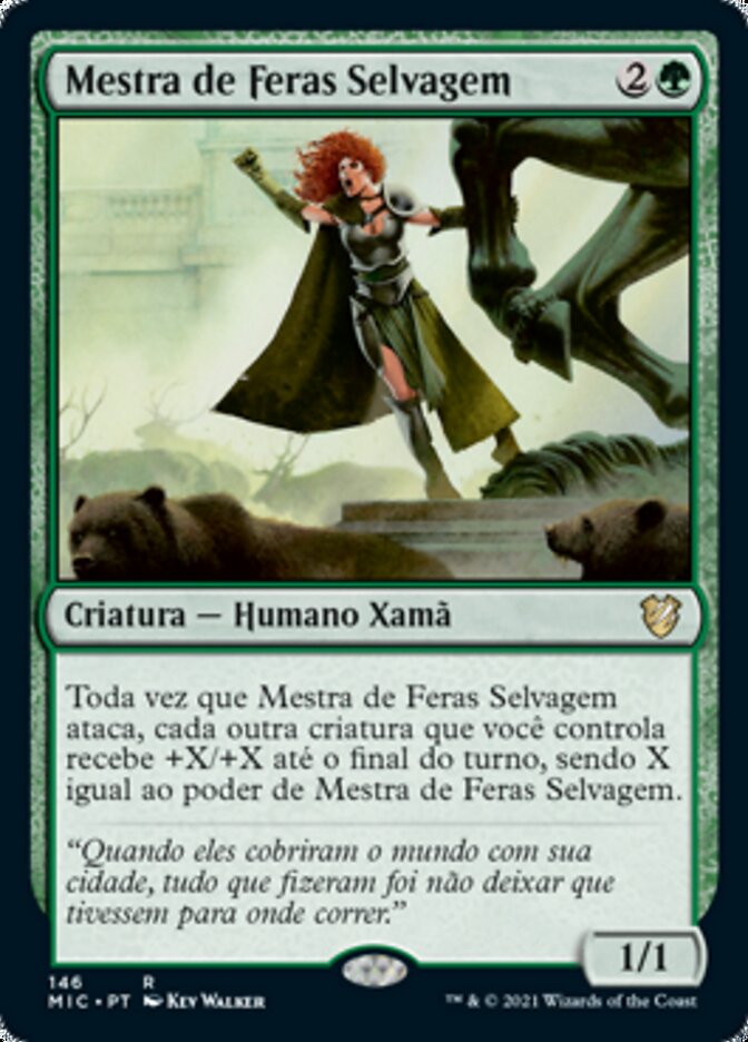 Mestra de Feras Selvagem / Wild Beastmaster - Magic: The Gathering - MoxLand