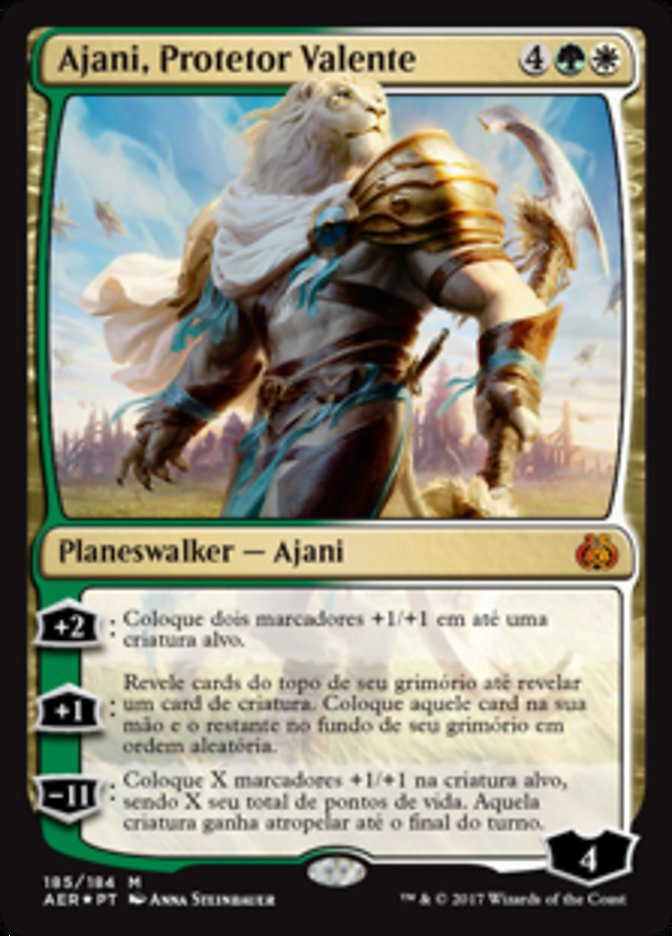 Ajani, Protetor Valente / Ajani, Valiant Protector - Magic: The Gathering - MoxLand