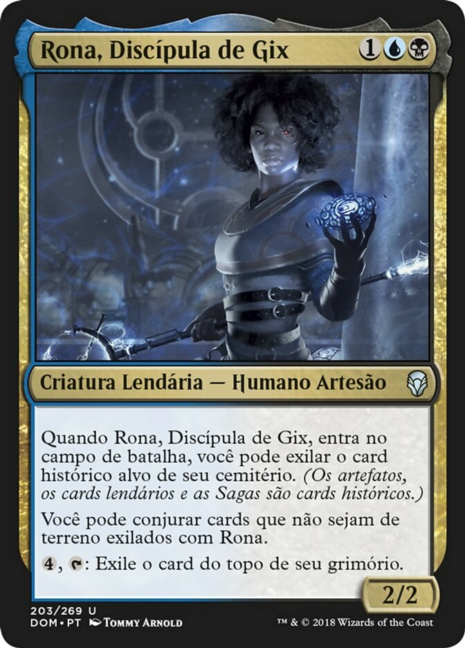 Rona, Discípula de Gix / Rona, Disciple of Gix - Magic: The Gathering - MoxLand