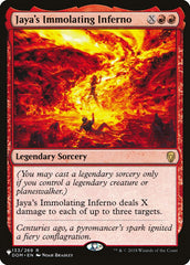 Inferno Imolante de Jaya / Jaya's Immolating Inferno - Magic: The Gathering - MoxLand