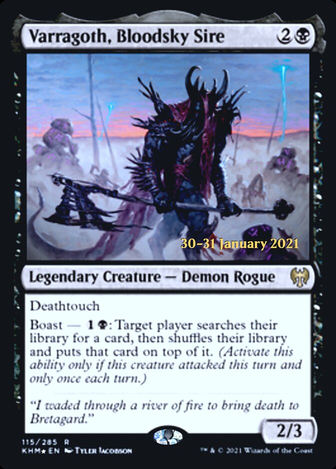 Varragoth, Senhor de Céu Sangrento / Varragoth, Bloodsky Sire - Magic: The Gathering - MoxLand