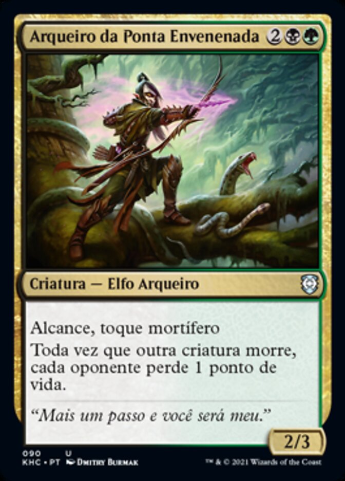 Arqueiro da Ponta Envenenada / Poison-Tip Archer - Magic: The Gathering - MoxLand