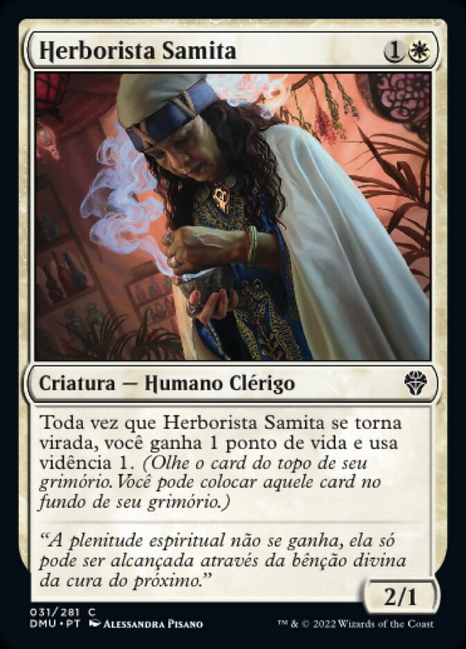 Herborista Samita / Samite Herbalist - Magic: The Gathering - MoxLand