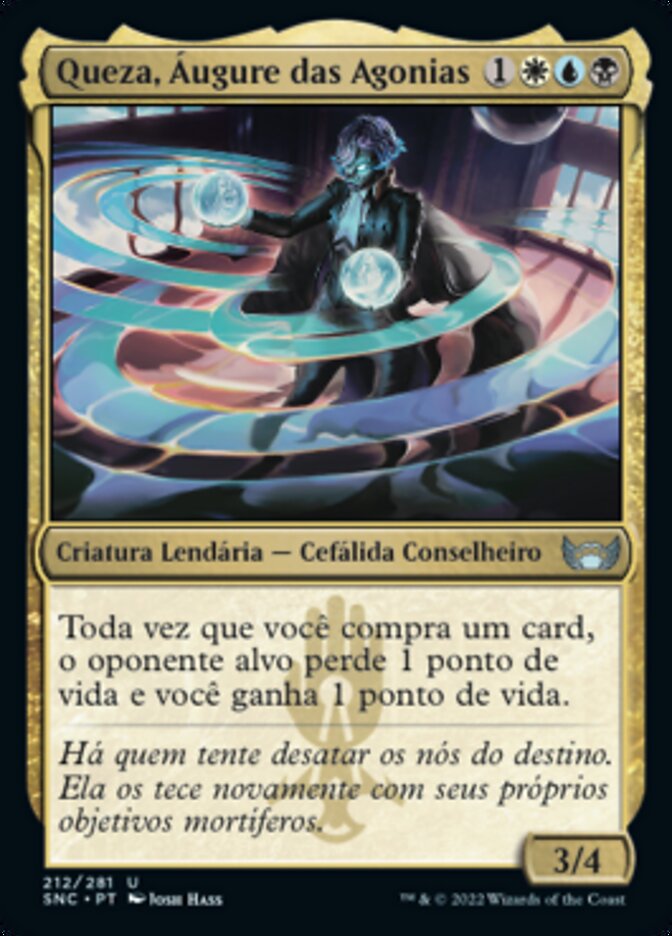 Queza, Áugure das Agonias / Queza, Augur of Agonies - Magic: The Gathering - MoxLand