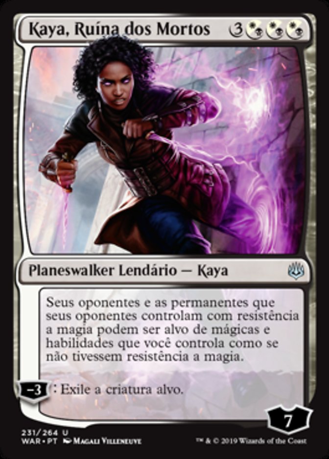 Kaya, Ruína dos Mortos / Kaya, Bane of the Dead - Magic: The Gathering - MoxLand